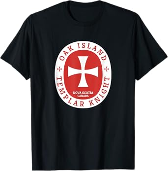 Oak Island Templar Knights Treasure Gift Shirt T-Shirt
