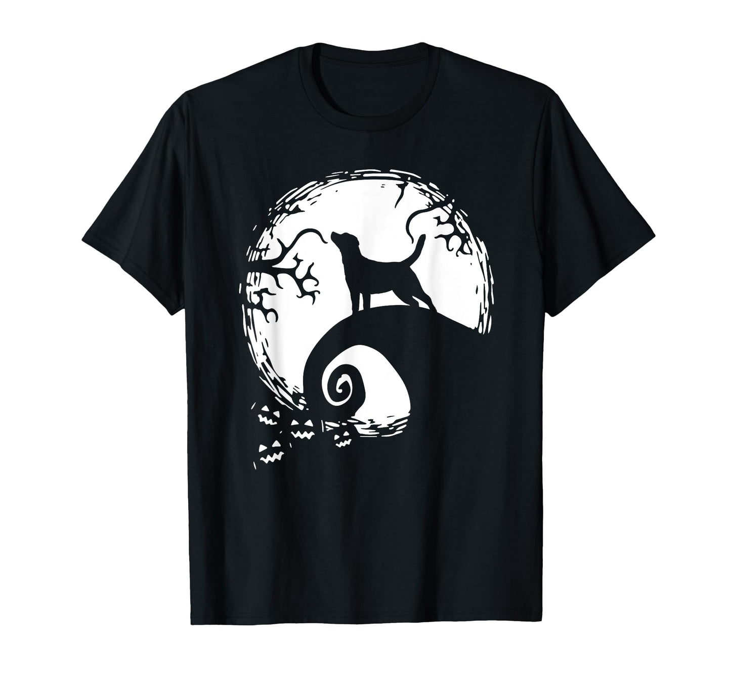 Labrador Retriever And Moon Halloween T-Shirt
