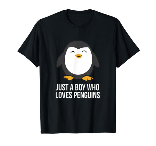 Just A Boy Who Loves Penguins T-Shirt