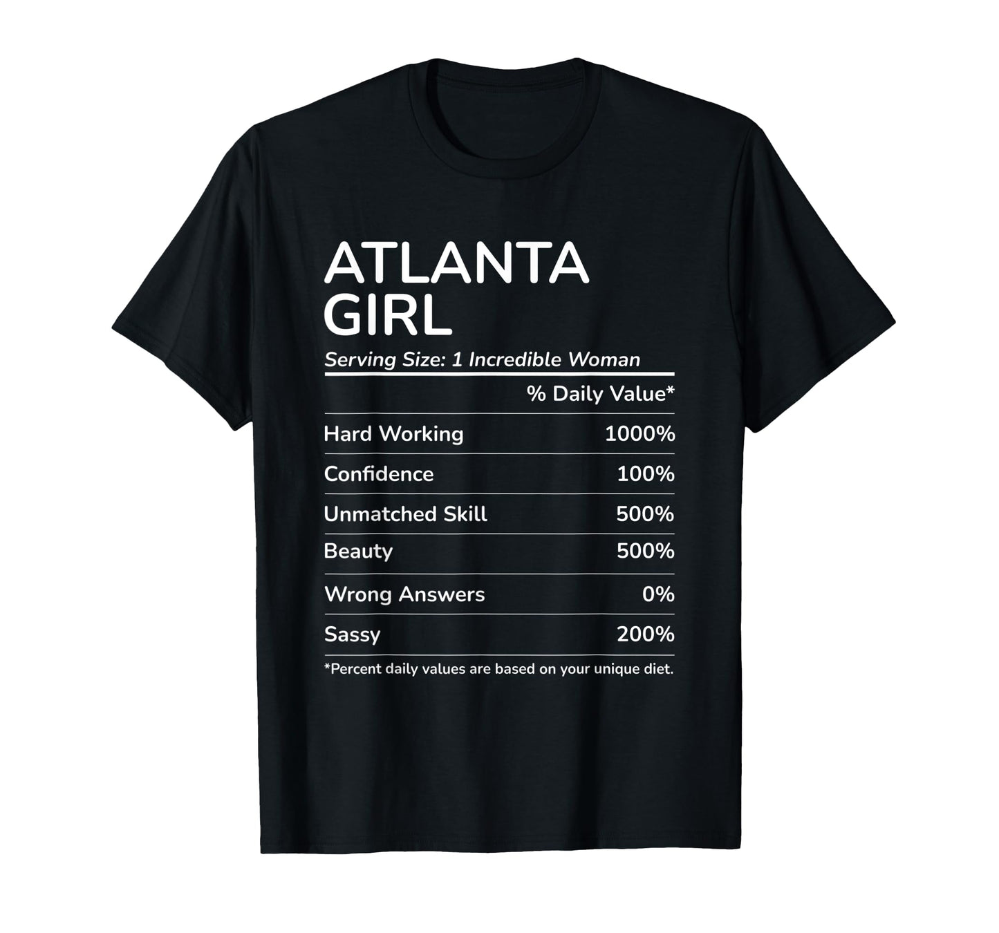 Atlanta Girl Funny Georgia Hometown T-Shirt