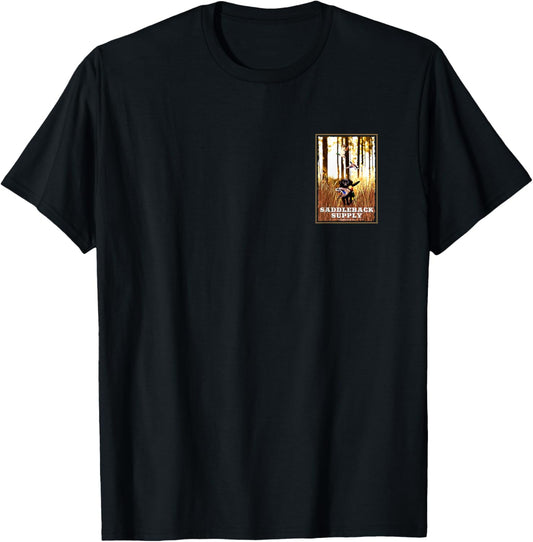 Saddleback Hunting Dog Logo Lightweight Graphic T-Shirt
