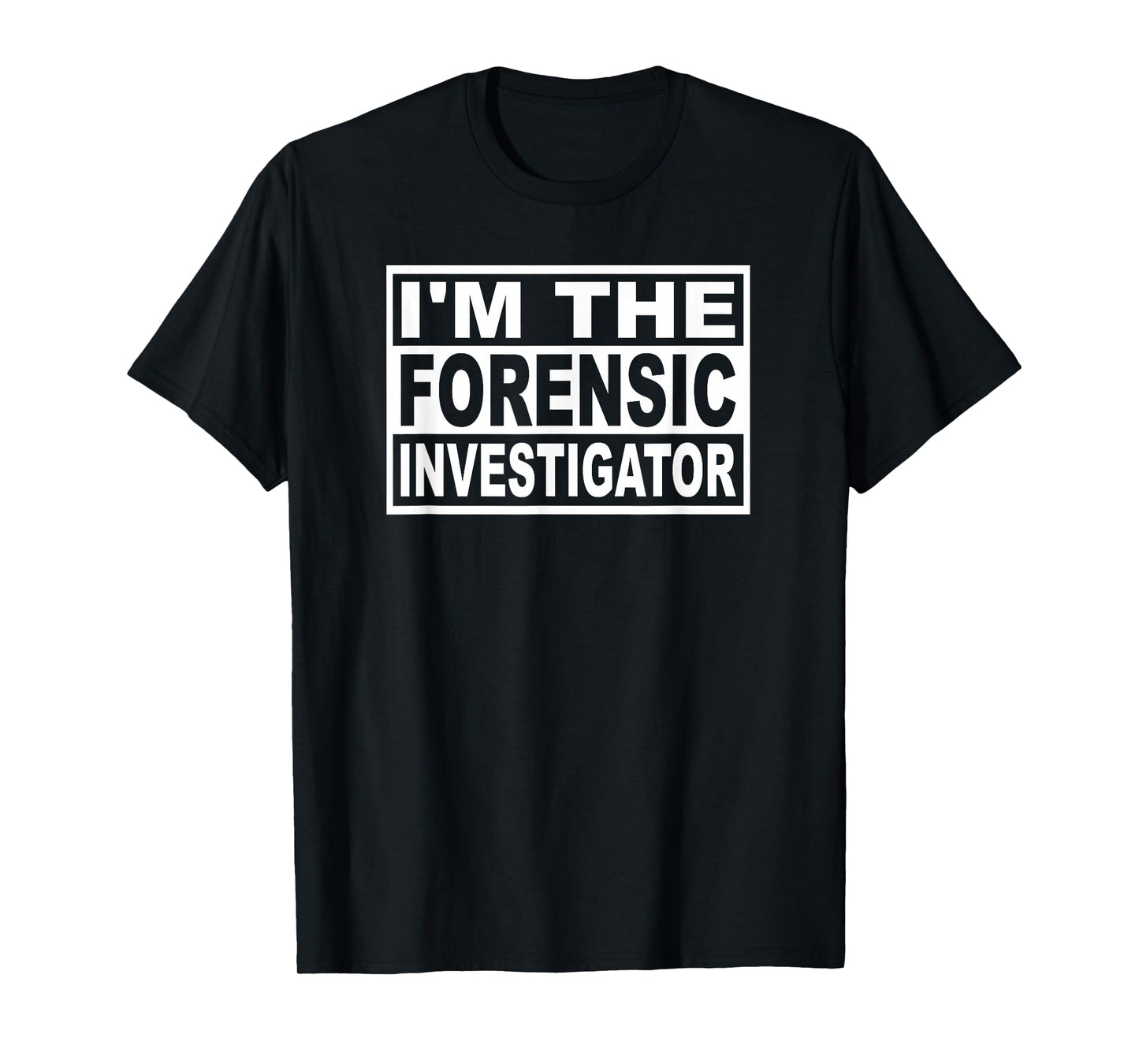 Forensic Investigator Square Graphic T-Shirt