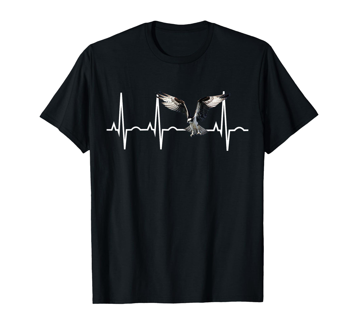 Osprey T-Shirt - Osprey Heartbeat Gift Tee for Birders T-Shirt