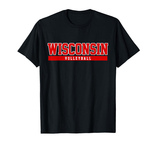 Wisconsin Volleyball for support the university college T-Shirt
