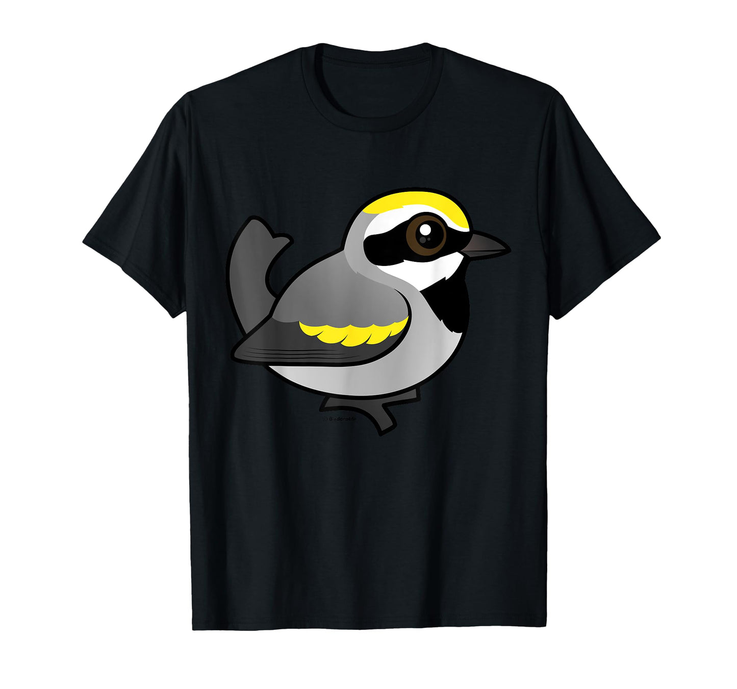Birdorable Golden-winged Warbler Cute Cartoon Bird T-Shirt