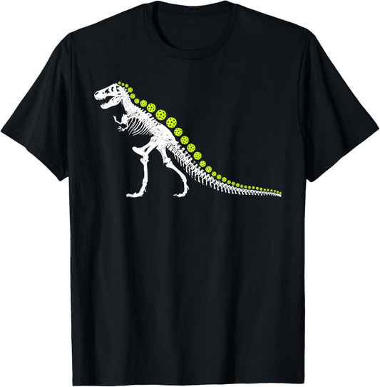 Pickleball T Rex Funny Pickle Ball Dinosaur Lover Novelty T-Shirt