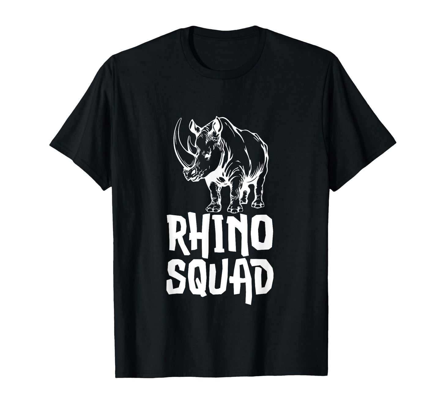 Team Rhino Squad Gifts Funny Rhinoceros Animal Lover T-Shirt