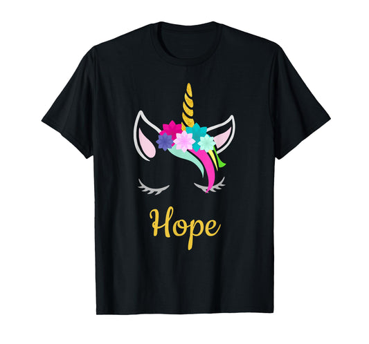 Hope Dark Unicorn Name T-Shirt
