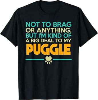 Puggle Dog T-Shirt, Funny Puggle Tee T-Shirt