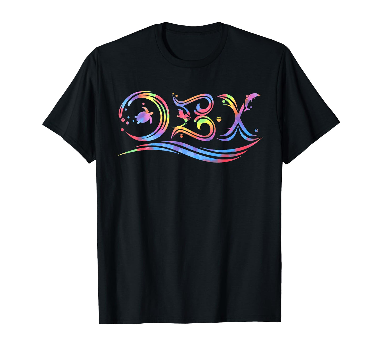 Nature Lover NC Outer Banks Tie Dye OBX Beach Vacaction T-Shirt
