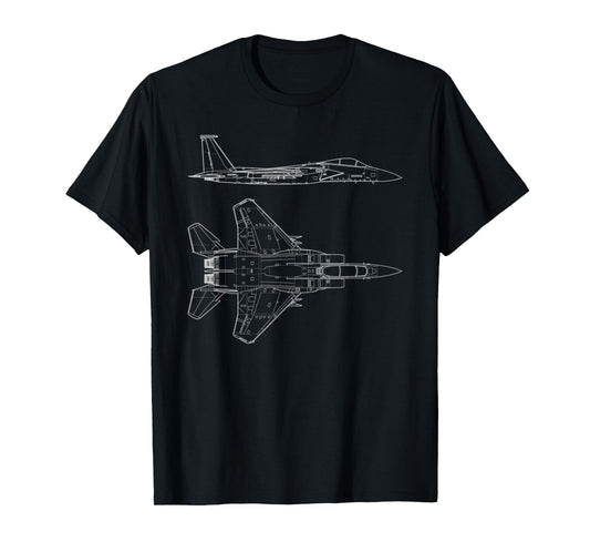 F-15 EAGLE STRIKE FIGHTER PLANE JET T-Shirt