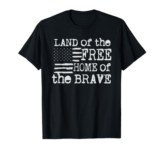land of the free home of the brave T-Shirt