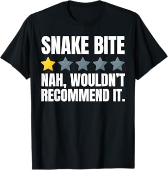 Funny Snake Bite Survivor And Snakes T-Shirt