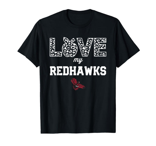 Central Square Redhawks Logo Love My Team HS T-Shirt