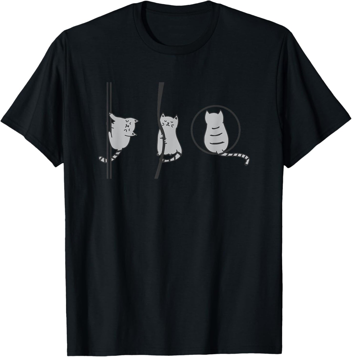 Circus Aerialist Cat Aerialist Yogi Dancer Aerial Lover T-Shirt