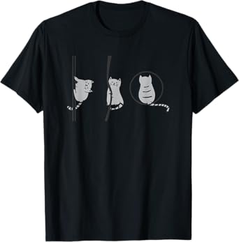 Circus Aerialist Cat Aerialist Yogi Dancer Aerial Lover T-Shirt for Men Women
