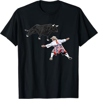 Rodeo Clown Funny Bull Fighting Lover Gag Bullfighter Outfit T-Shirt