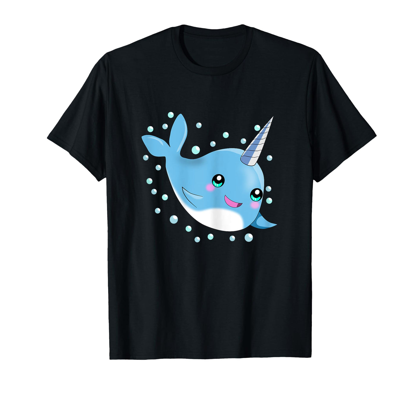 Sea Animal Lover Gift for Kids Boys Girls Cute Baby Narwhal T-Shirt