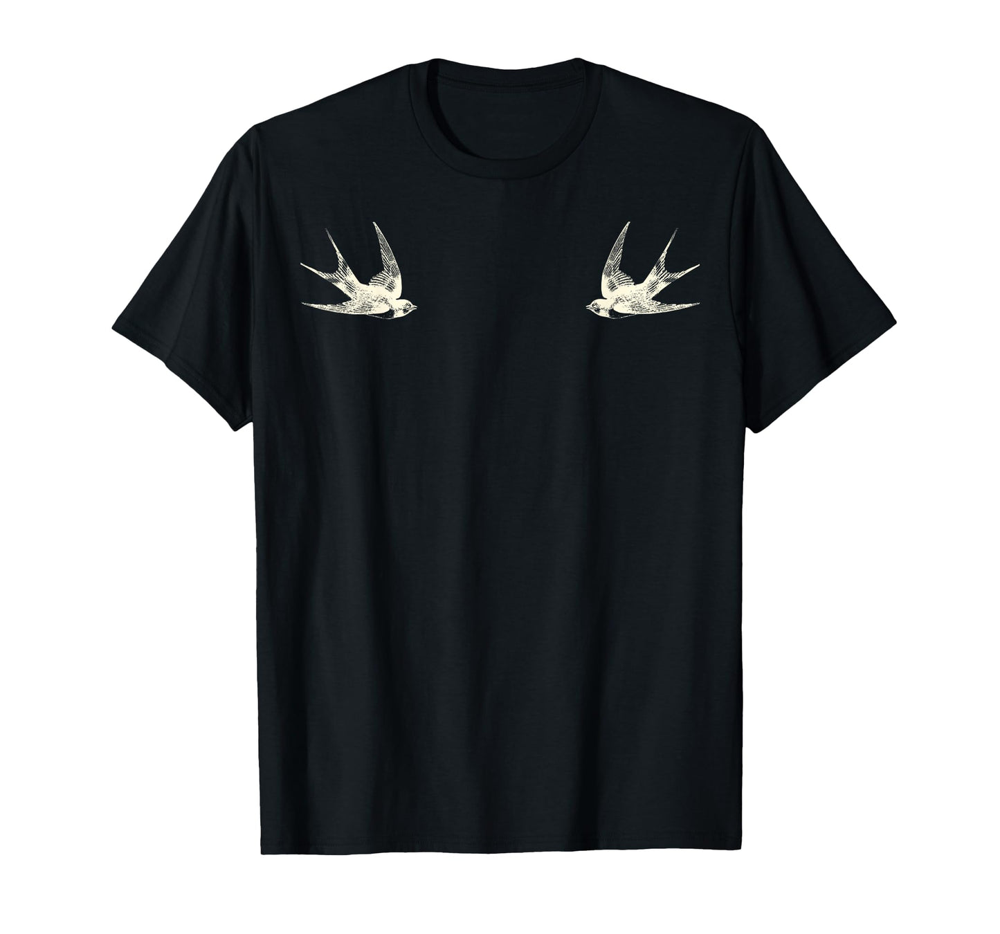 Swallows traditional Military Veteran Sailor Tattoo T-Shirt.