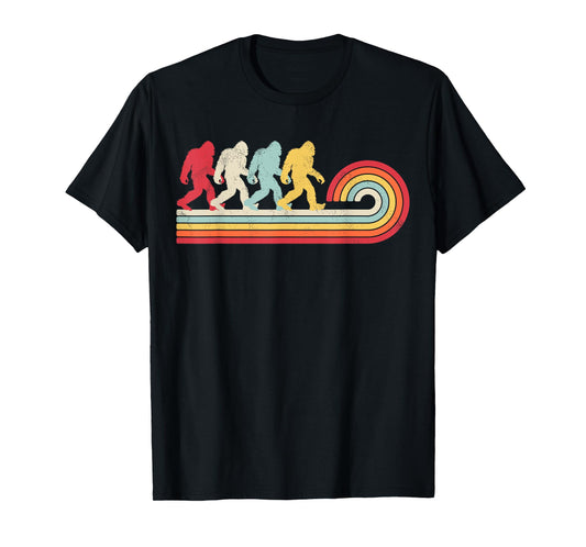 Bigfoot Retro Vintage 70s 80s Sasquatch Lovers Men Women T-Shirt