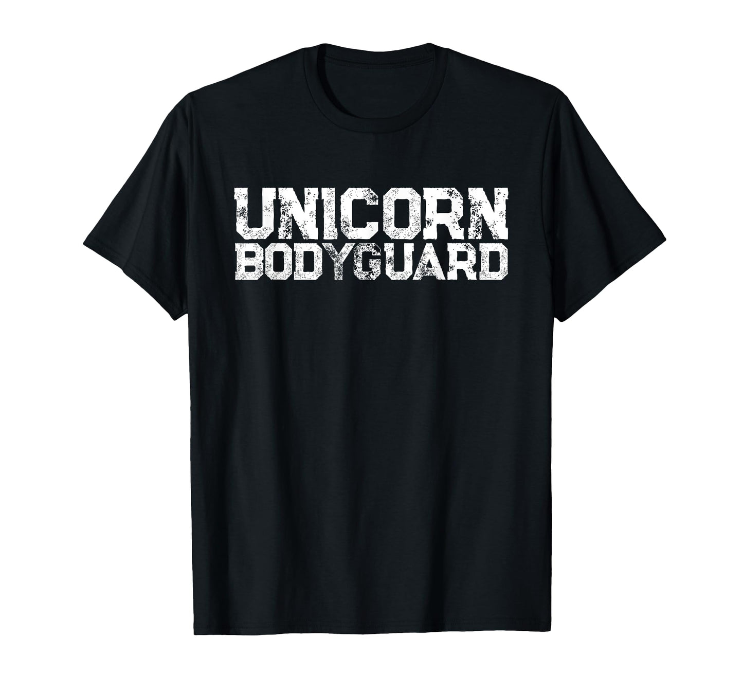 Funny Dad Halloween Costume Unicorn Bodyguard unicorn Dad T-Shirt