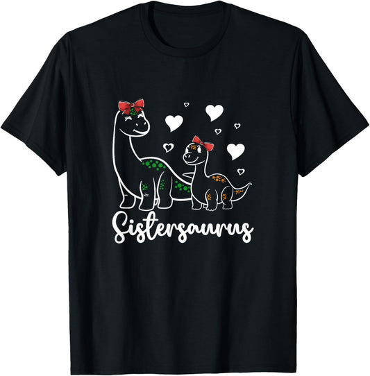 Dinosaur Sister Big Sistersaurus Sisters Siblings T-Shirt