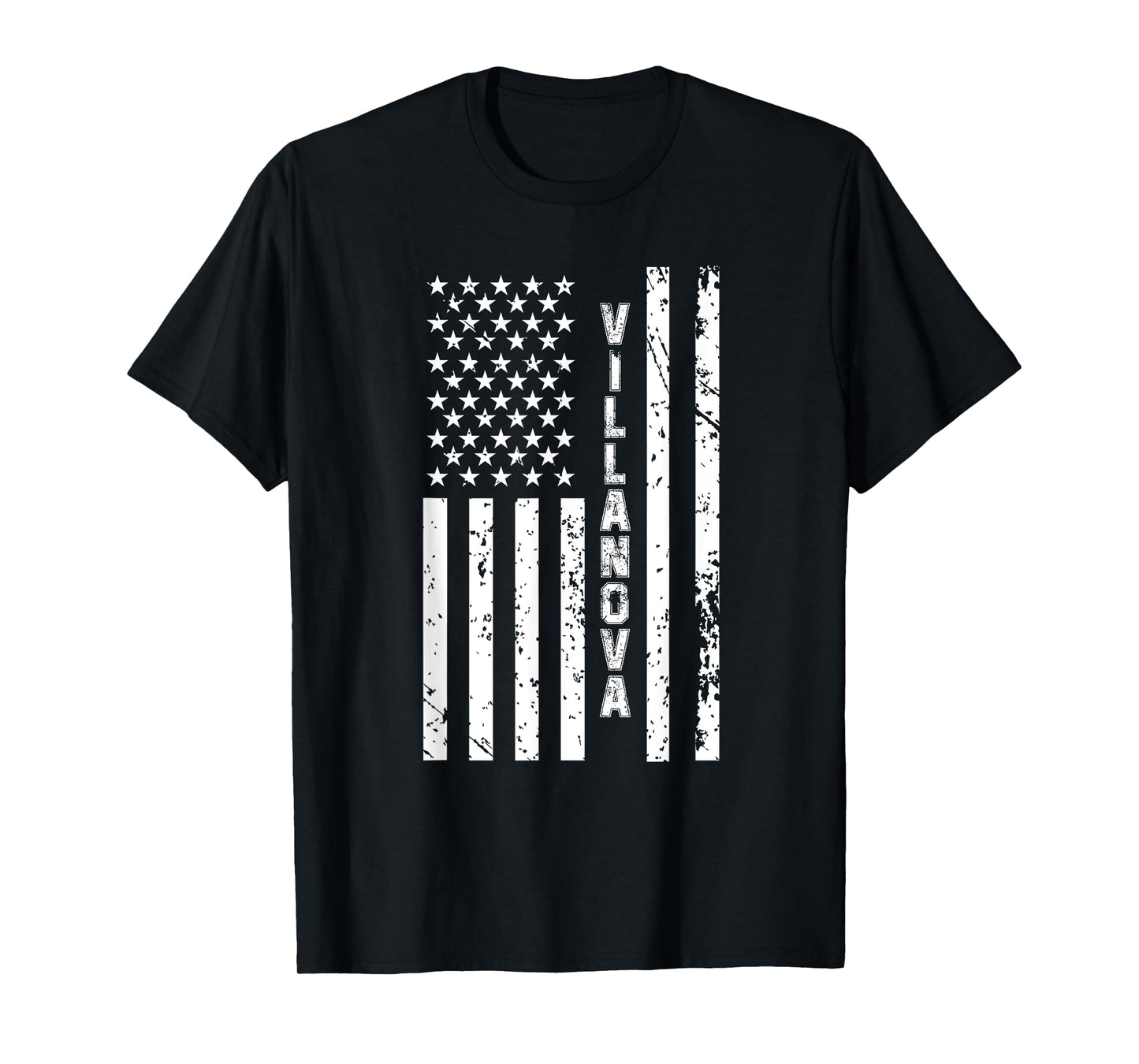 Villanova United States Patriotic American Flag T-Shirt