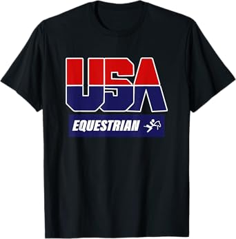 Equestrian Sports, Love of Horses, 2021 USA Team T-Shirt