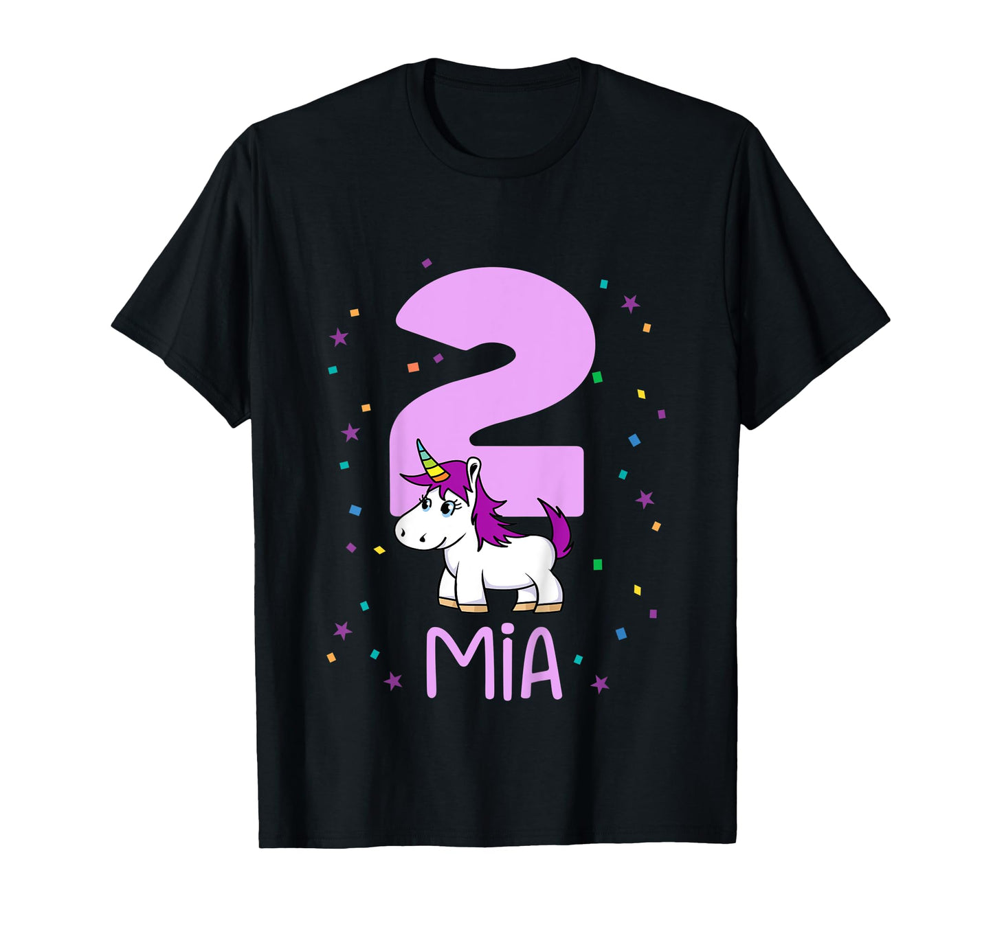 Kids I am 2 years and my name is Mia T-Shirt