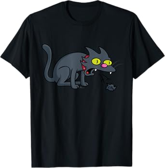 The Simpsons Snowball 2 Hairball Pet Cat Parent T-Shirt for Men Women Kids