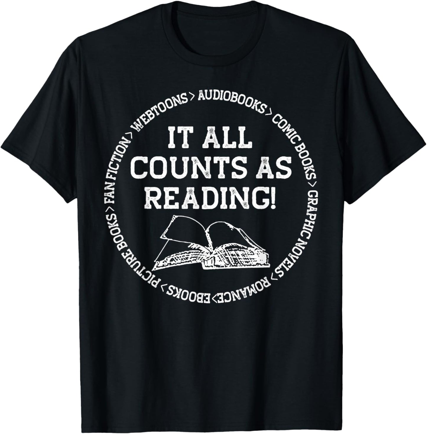It All Counts As Reading T-Shirt