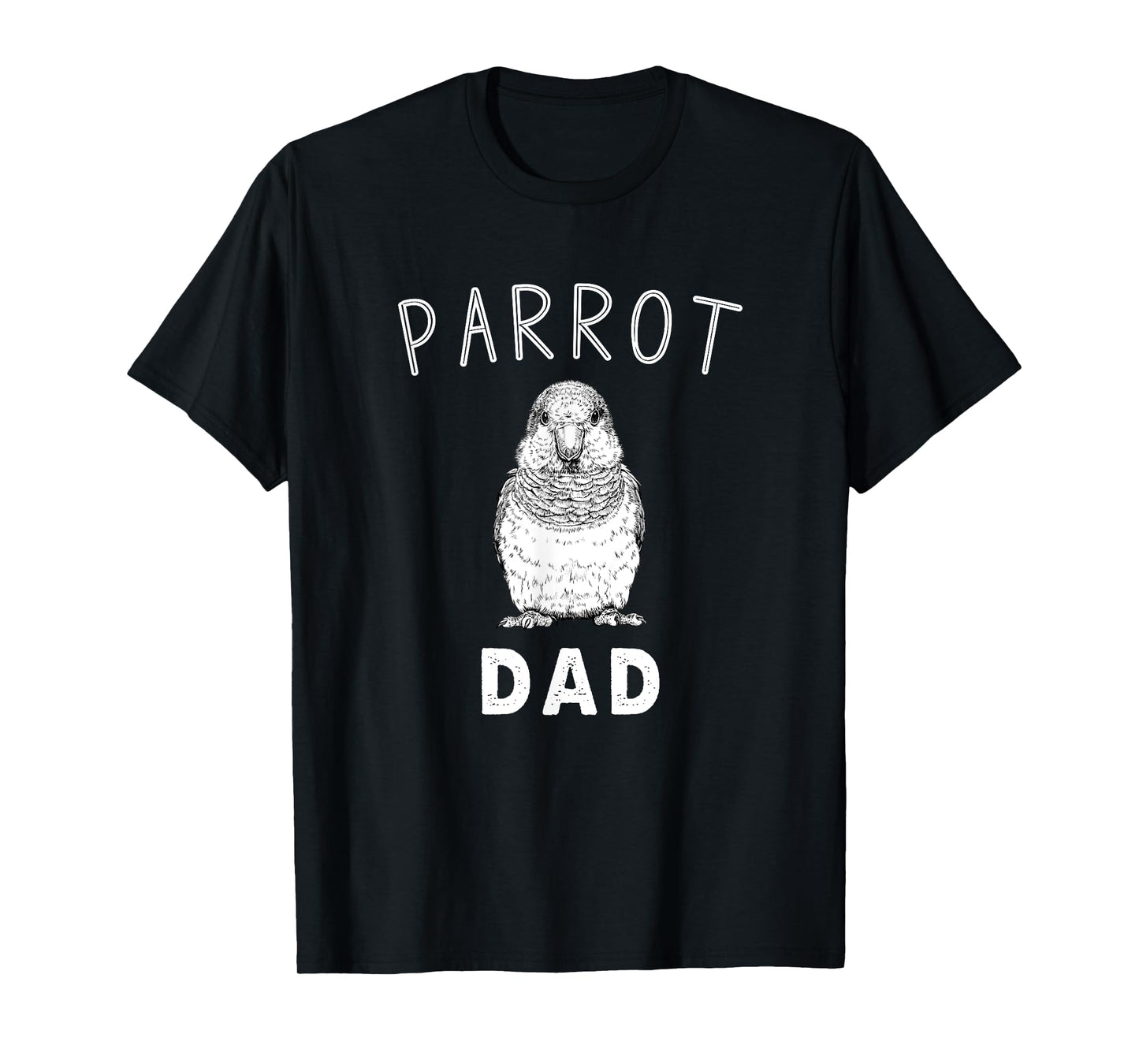 Parrot Dad Quaker Parrot Bird Papa T-Shirt