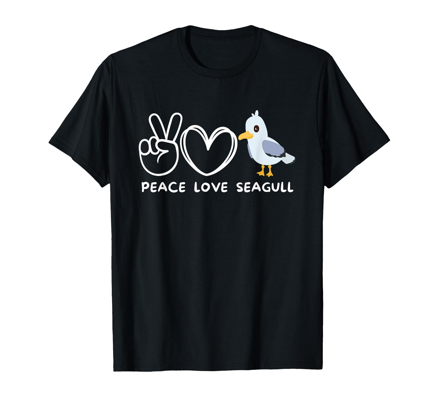 Peace, Love Seagulls Retro Seagulls Lover Bird Lover T-Shirt