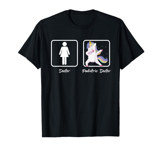 Unicorn Doctor Pediatric Children Health Pediatrician Gift T-Shirt