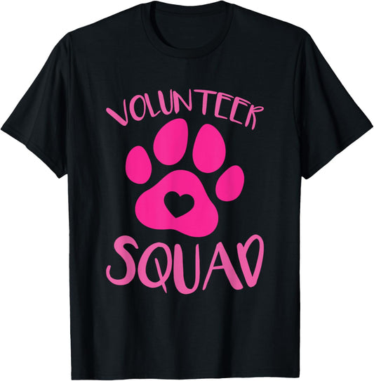 Animal Shelter Volunteer Squad T-Shirt