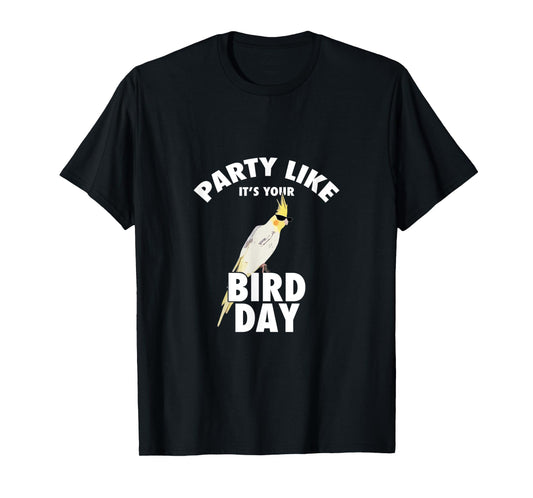 Birthday Cockatiel Parrot Bird Lover T-Shirt