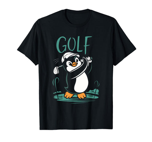 Golf Penguin Golfing Golf Player Cute Golfer T-Shirt
