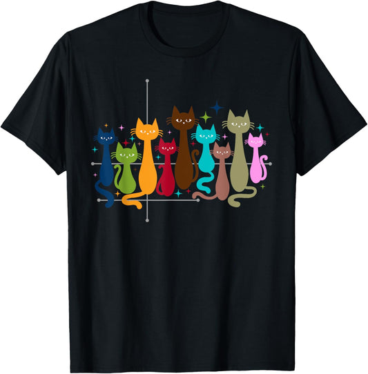 Classic Art Kitten Lover Vintage Artwork Cute Cat T-Shirt
