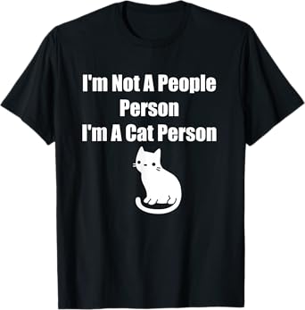 I'm Not A People Person I'm A Cat Person T-shirt