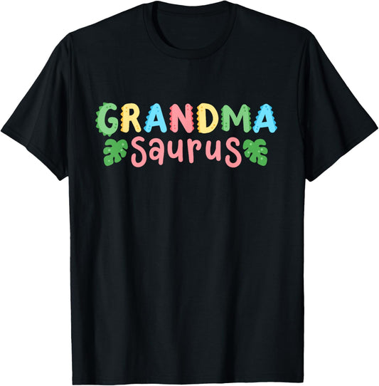 Grandma Saurus Kids Dinosaur Birthday Party Family Matching T-Shirt