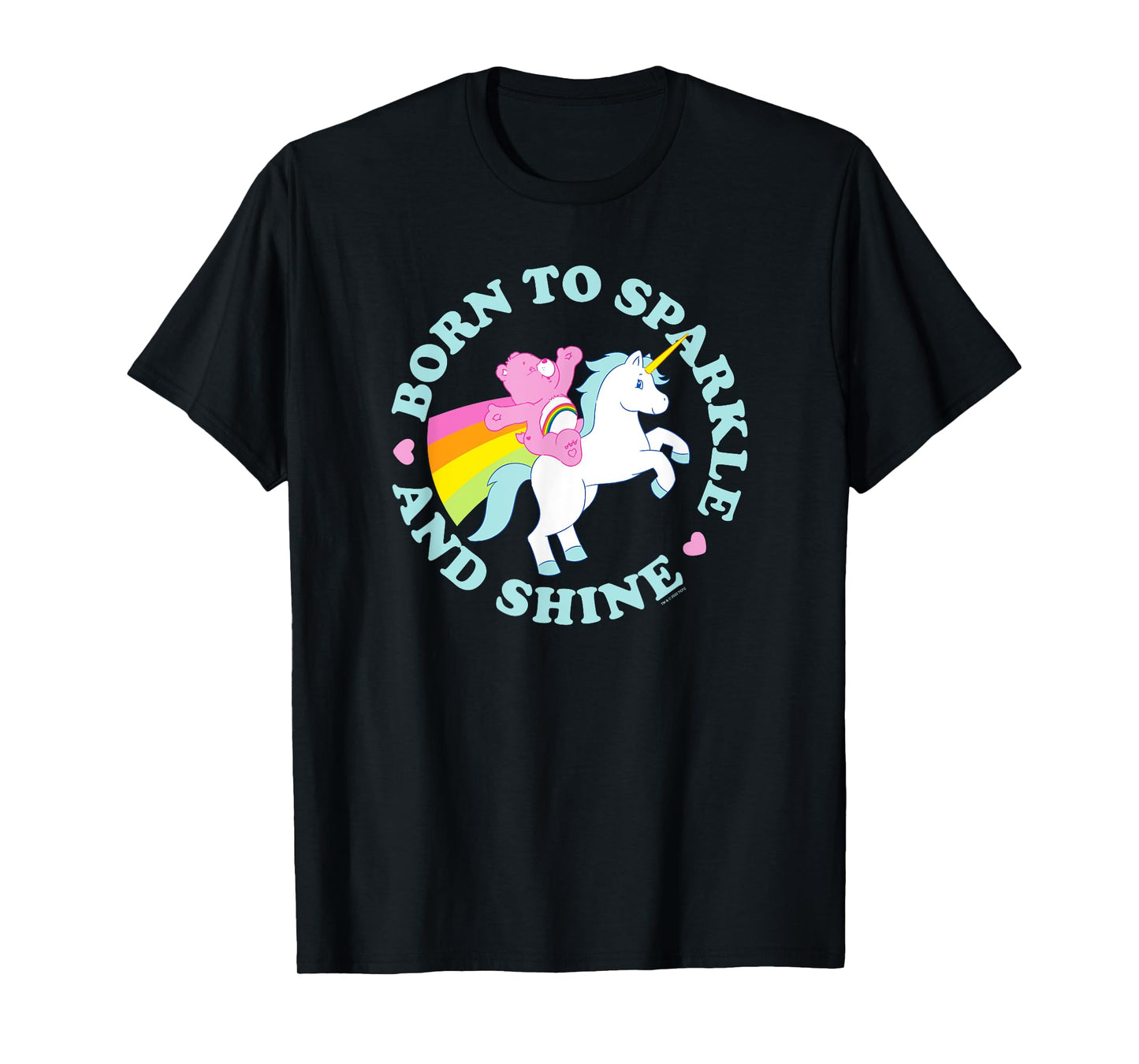 Care Bears Cheer Bear Unicorn Born To Sparkle And Shine T-Shirt