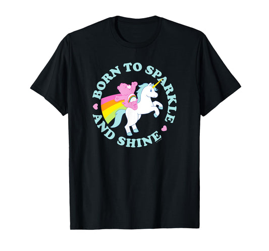 Care Bears Cheer Bear Unicorn Born To Sparkle And Shine T-Shirt