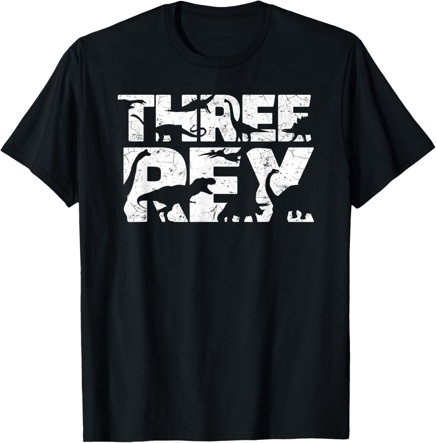 3yr Old Bday 3 Rex Birthday Girl Boy I Funny Three Rex T-Shirt