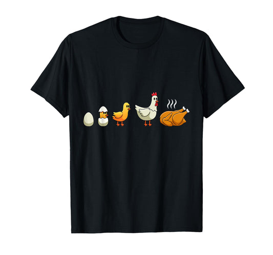 Chicken Evolution Chicken Holder Chicken T-Shirt