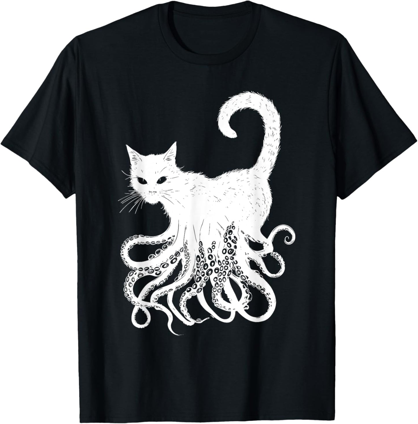 Cthulhu Lovecraft Cat Cosmic Horror Cathulhu T-Shirt