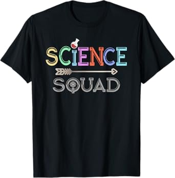 SCIENCE SQUAD Teacher Student Technology Engineer Team STEM T-Shirt