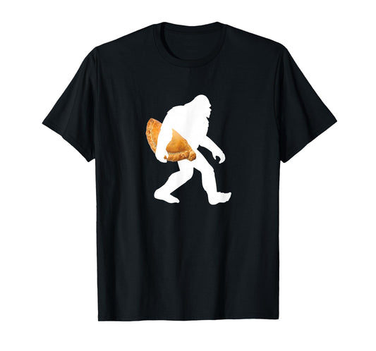 Yooper & 906 T-shirt Supply Bigfoot Huge Pasty T-Shirt funny Sasquatch UP Michigan T-Shirt