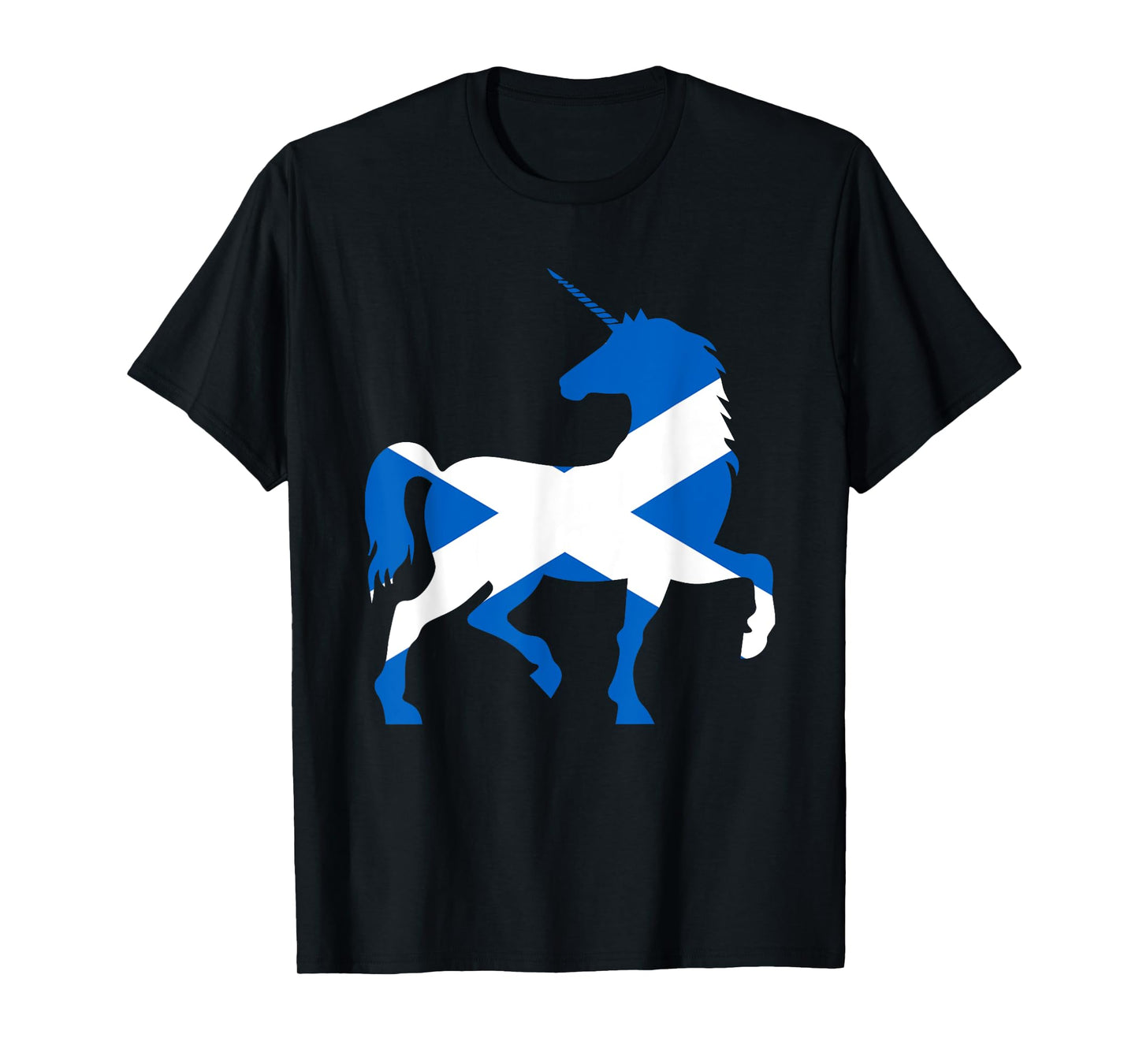 Scotland Flag Unicorn Scot Tartan Plaid Day Scottish Unicorn T-Shirt