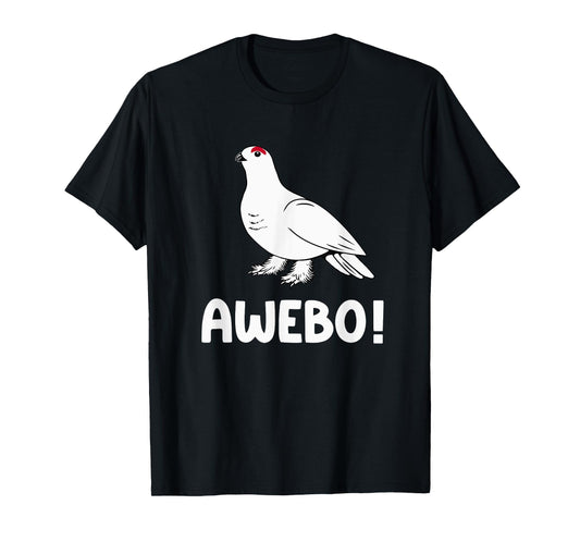 Awebo Meme Willow Ptarmigan Awebo Bird Funny Arctic Chicken T-Shirt