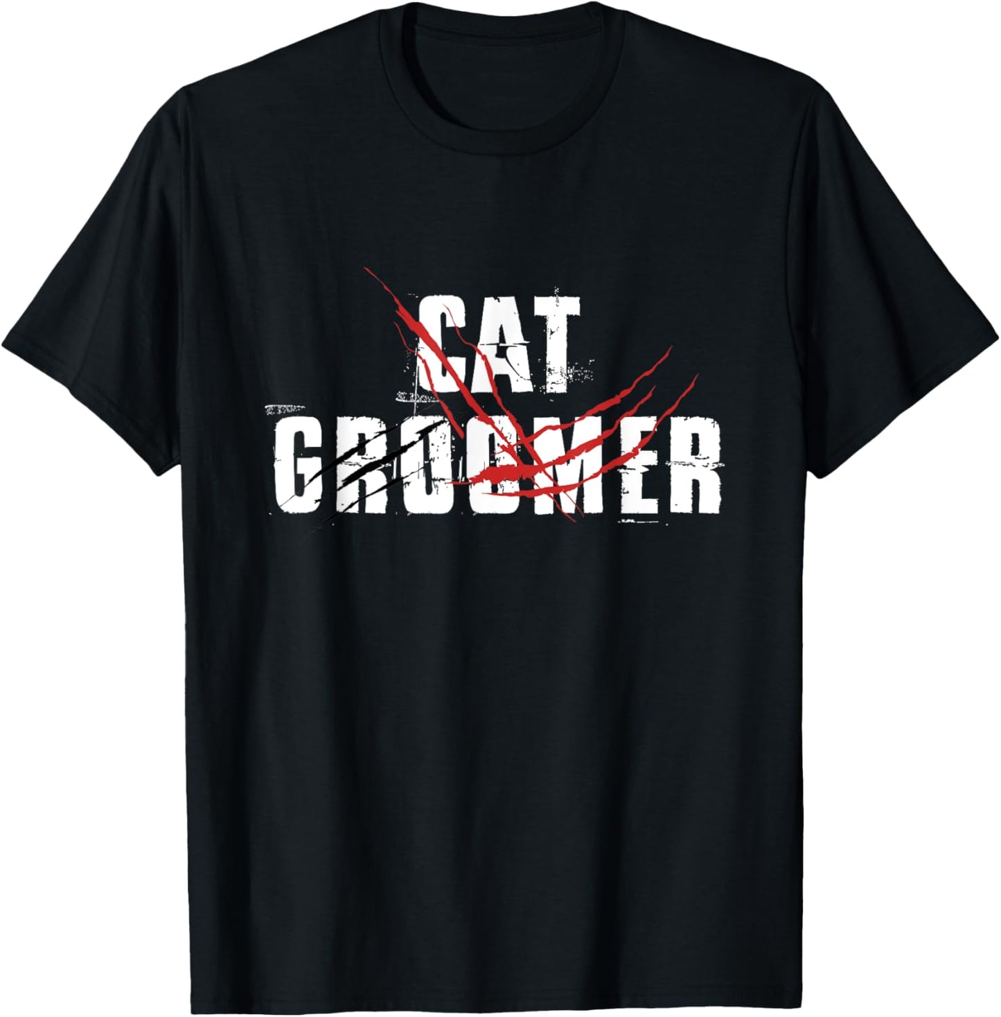 Cat Groomer Pet Grooming Cats Kitten Lover Owner Care Animal T-Shirt